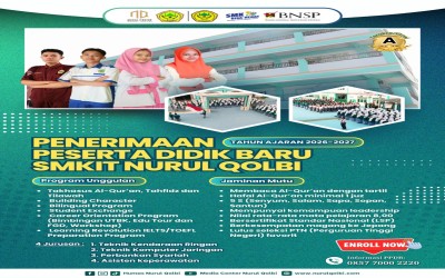 PENERIMAAN PESERTA DIDIK BARU (PPDB) SMKIT NURUL QOLBI TAHUN AJARAN 2026/2027 Yayasan Pendidikan Islam Shofwatul Qolbi